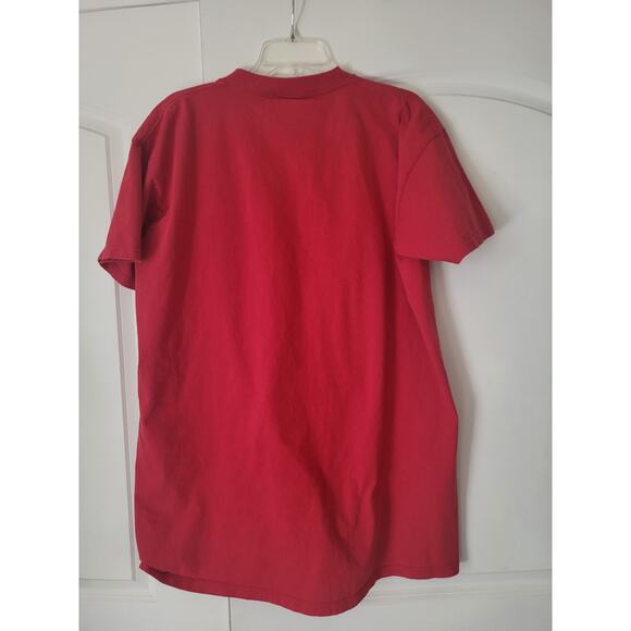 VTG Winnie the Pooh Red Merry Old Bear Sleep Shirt T Shirt Oversized OSFM - Picture 4 of 4